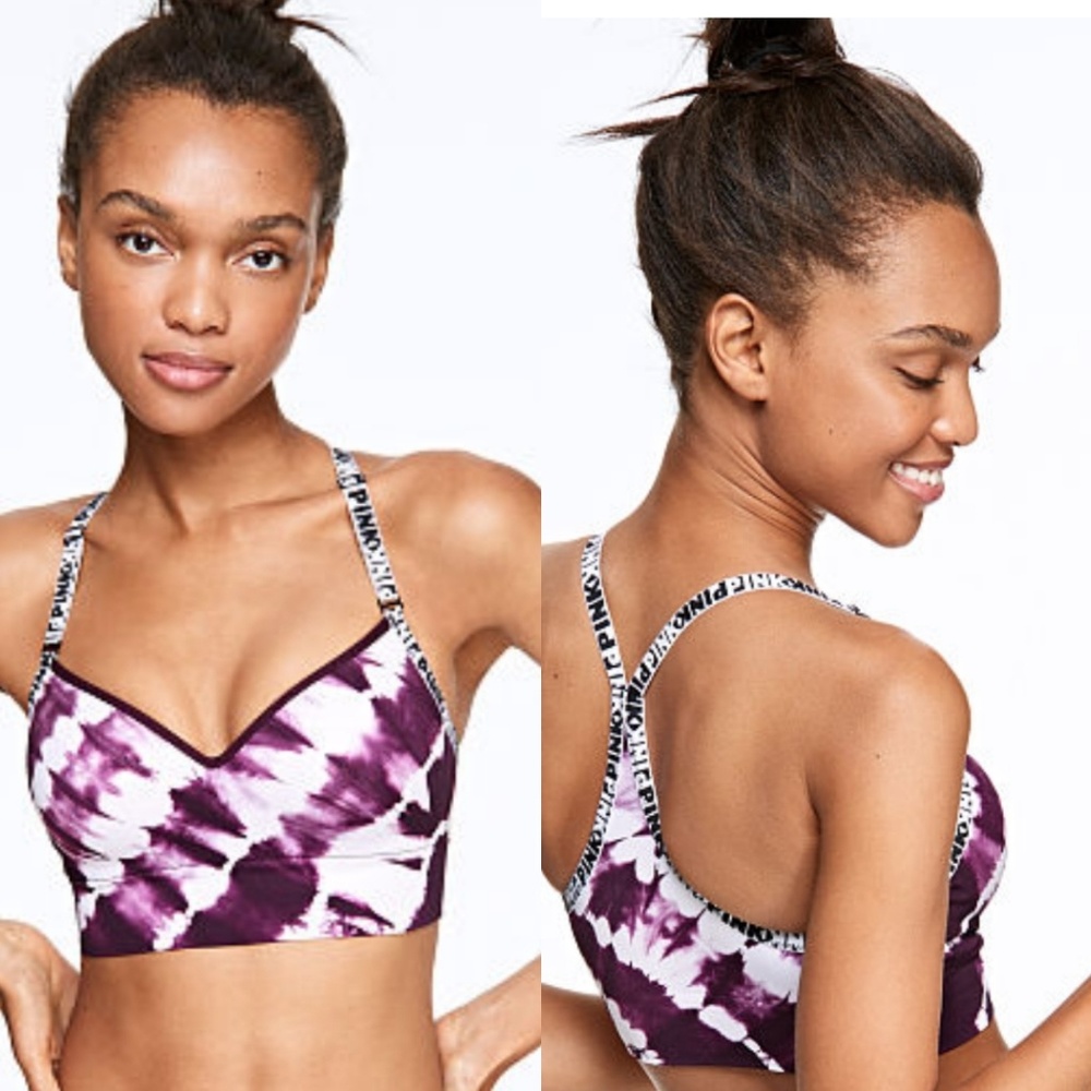 💜PINK Wireless Push Up Sports Bra💜